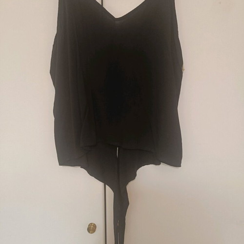Marlen black summer blouse like new, one size