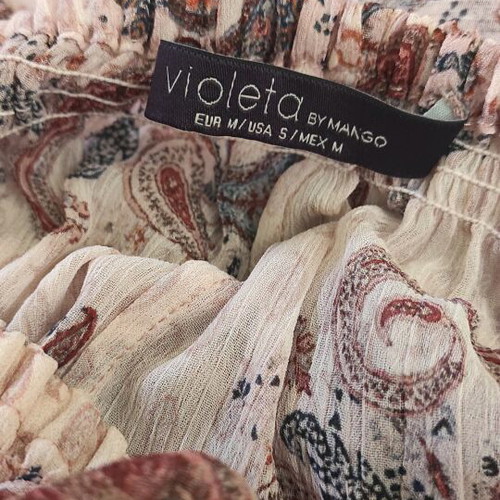 Violeta by Mango blouse used, pink, size M