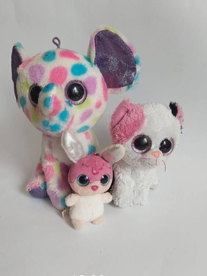 Plush toys used, set of three