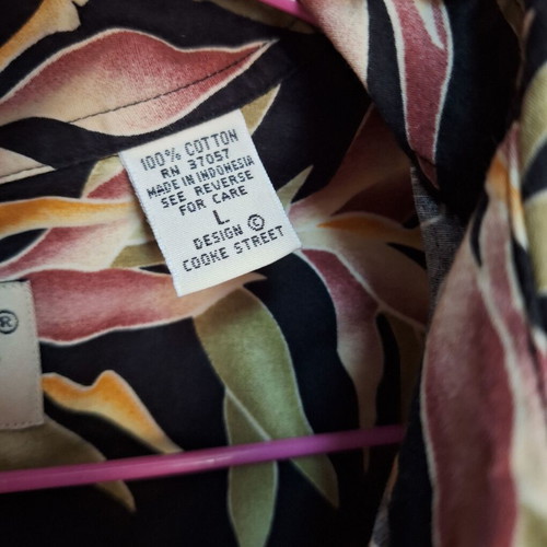 Cooke Street Honolulu Hawaiian shirt used, size L, multicolor