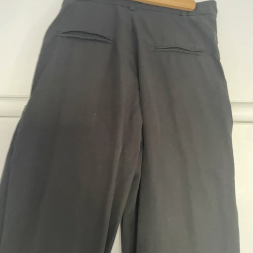 Nadia Rapti wide-leg pants like new, black and gray, size M