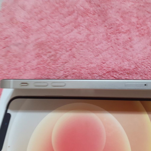 iPhone 12 64GB white used with speaker issue, battery 73%