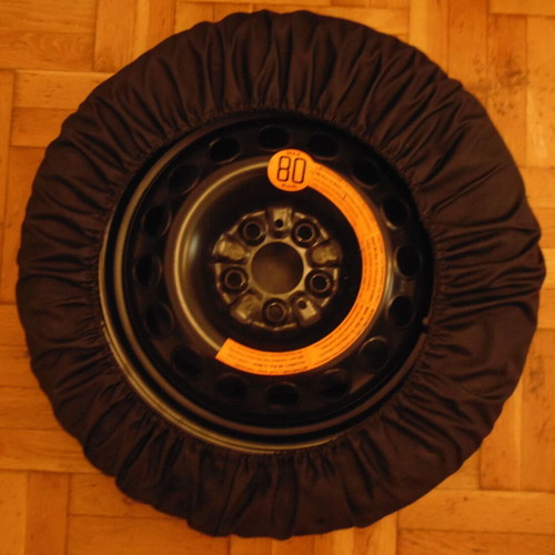 Genuine spare tire new 125/80/15 for Alfa Romeo GTV TS & Spider with cover and accessories