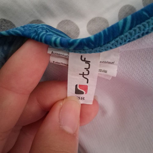 Women's bikini top like new, size M, blue turquoise