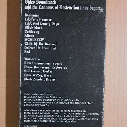 Warlord-Video Soundtrack VHS used with case wear