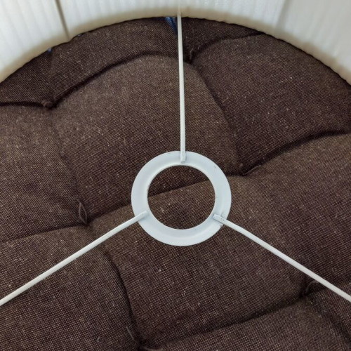 Handmade large lampshade made of organza, like new