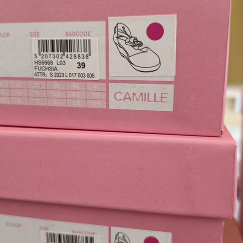 Pink platform espadrille