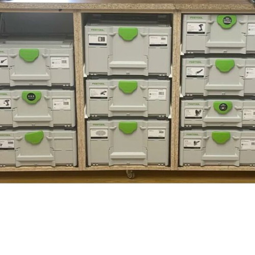 Festool suitcase mounting rails new, practical organization system