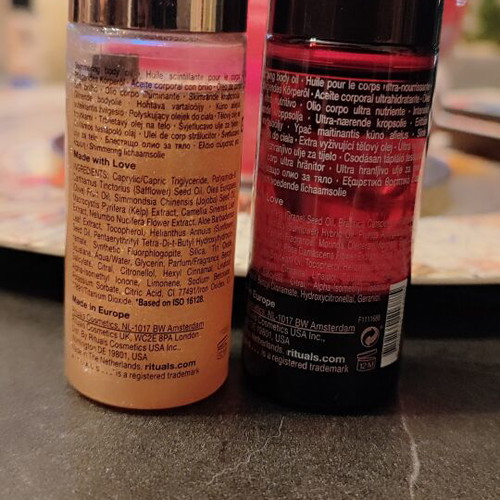 Rituals Body Oil Set new with shimmer and hydration