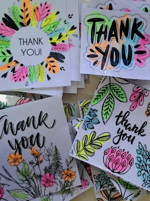 Handmade stickers new, pack of 40, about 5 cm