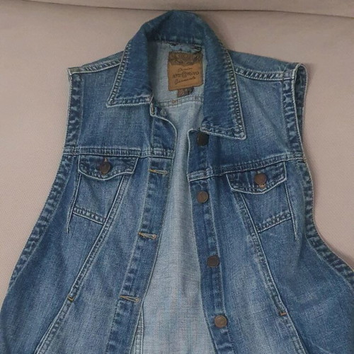 Attr@tivo women's denim vest, size S