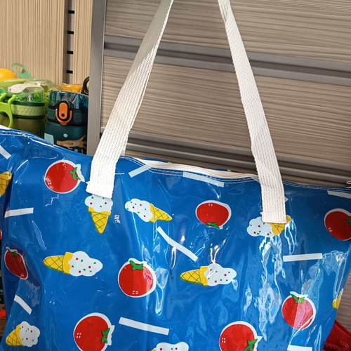 Plastic beach bag vintage 1978, new