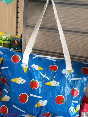 Plastic beach bag vintage 1978, new