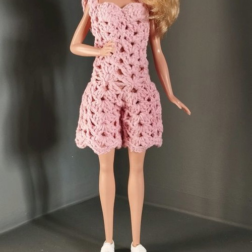Barbie embroidered handmade clothes new