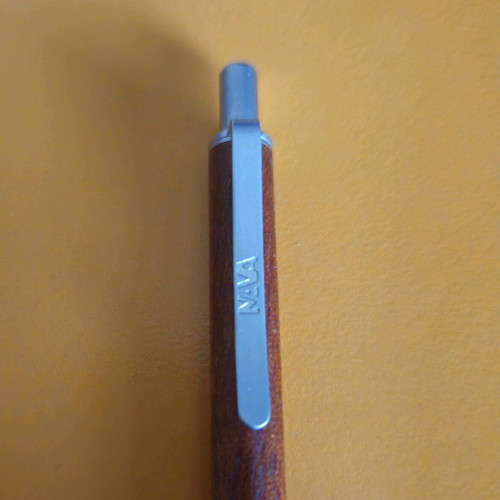 Mini NAVA pen made of wood like new, needs refill