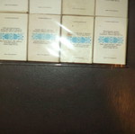 Empty matchboxes set used