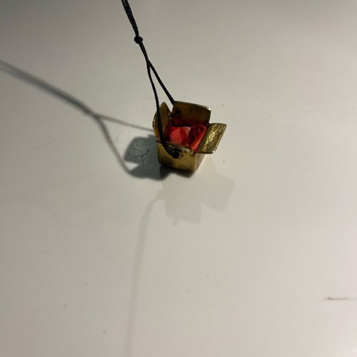Christmas charm used “unboxing” with long cord
