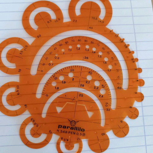 Parallilo daisy stencil