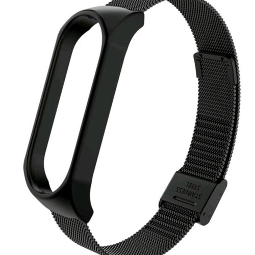 Mi Band 5/6 black metal strap new