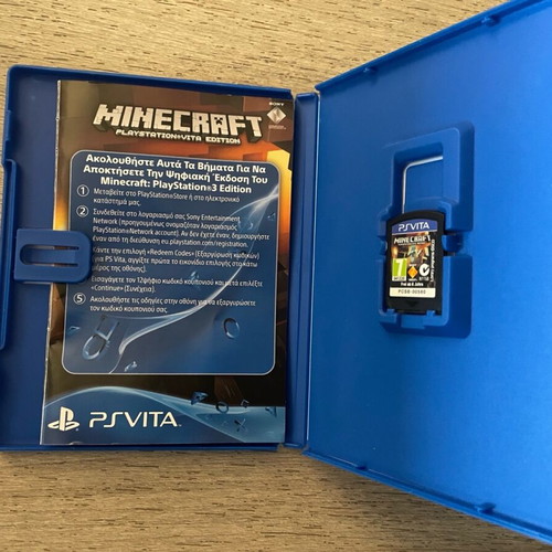 Minecraft PlayStation Vita Edition used for PSVita in box
