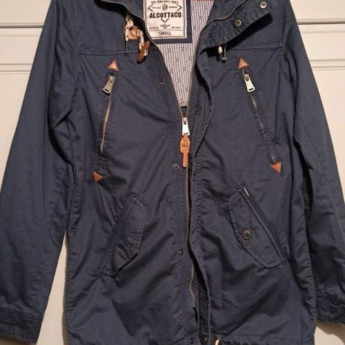 Alcott jacket dark blue, size Small, new