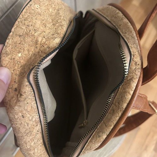 Cork women's backpack like new, beige and brown