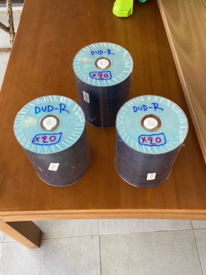 Single layer DVD-R discs 3x100 pack 4.7GB
