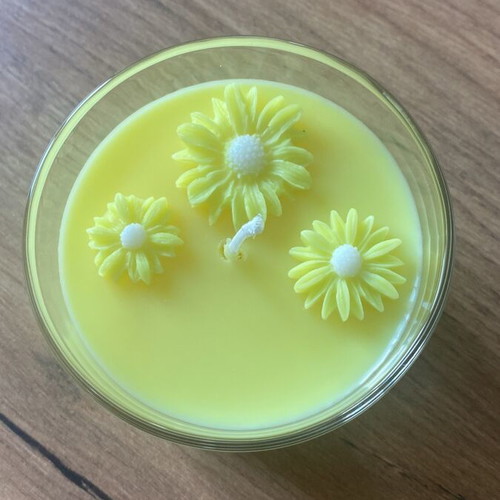 Soy Wax Candle in Container with White Musk Scent, New