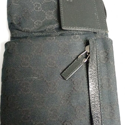 Gucci GG Canvas Waist Bum Belt Bag black, like new