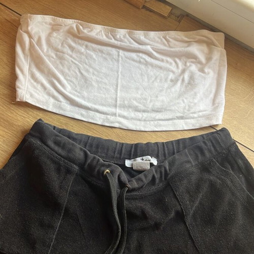 SugarFree shorts and top like new, size M