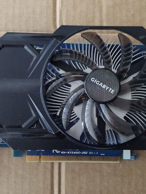 AMD Radeon Gigabyte HD R7 240 OC graphics card like new, 2048MB GDDR3