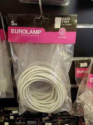 Eurolamp Cat-5e 26AWG καλώδιο δικτύου, 5 μ.
