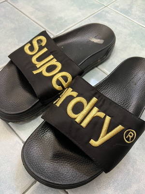 Superdry slippers size 39 like new