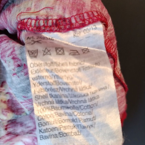 Cecil XXL fuchsia floral print T-shirt like new