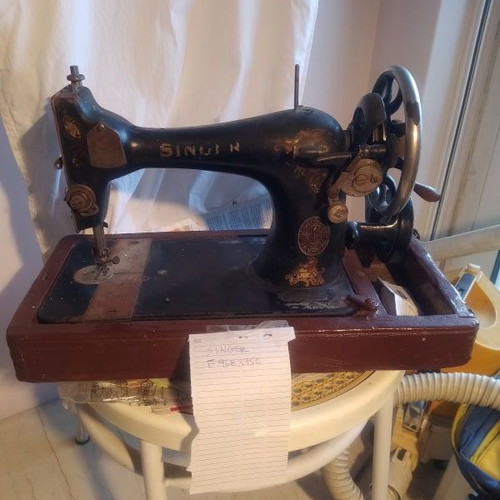 Meister and Singer sewing machines used, vintage 1920-60 with cabinet