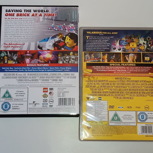 Lego movies 2 DVDs used with English subtitles