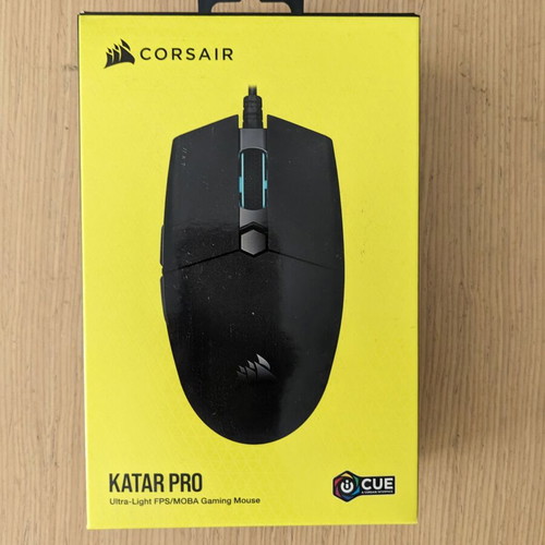 Havit KB858L keyboard and Corsair Katar Pro mouse used, gaming RGB