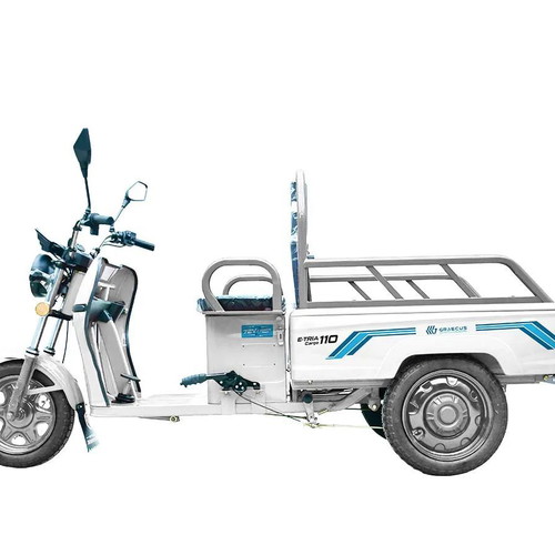 Electric tricycle white color, 35 km/h, 72W 22Ah battery, new
