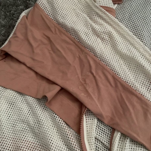 Nike jacket used, size M, white and pink