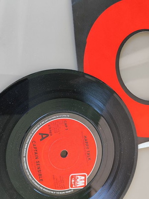 Captain Sensible Happy Talk I Can't Stand It 7" βινύλιο single μεταχειρισμένο