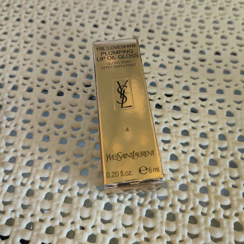 YSL Loveshine Plumping Lip Oil Gloss Shade 4 new