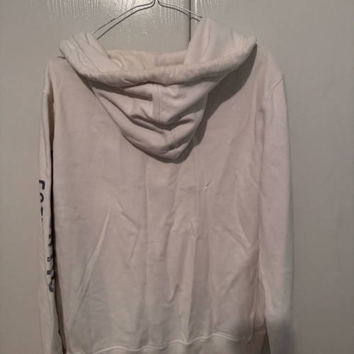 New Look cardigan with hood, like new, size M, white cotton