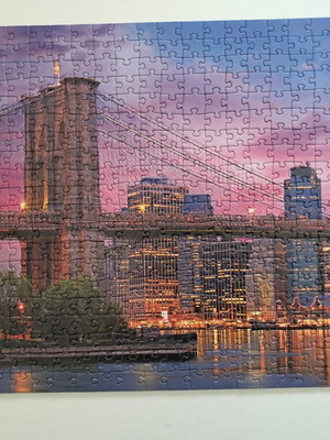 Brooklyn Bridge puzzle 1000 pieces like new