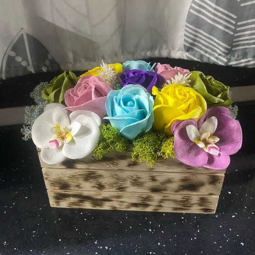 Bouquets with scented soap roses new