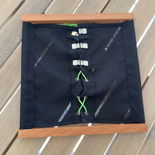 Montessori Dressing Frame "Clips" new for shoelace tying practice