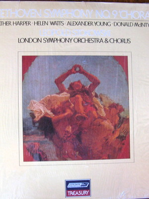 Beethoven Symphony No 9 LP σαν καινούργιο, Leopold Stokowski