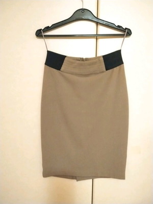 Lynne skirt narrow brown chocolate new