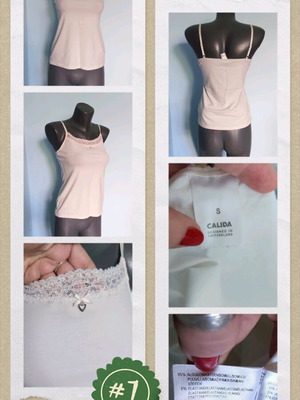 Calida Switzerland elastic lace camisole top like new