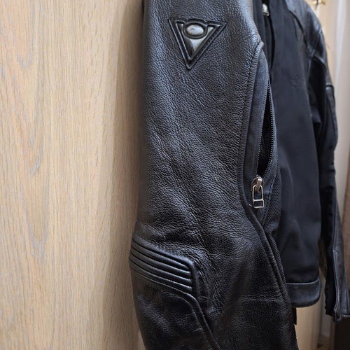 Rev'it leather motorcycle jacket size L refurbished