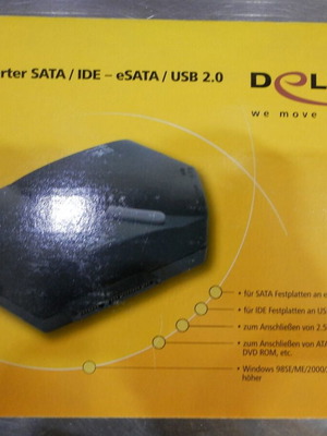 Converter SATA, IDE, eSATA to USB 2.0 Delock μεταχειρισμένο, vintage για retro PC